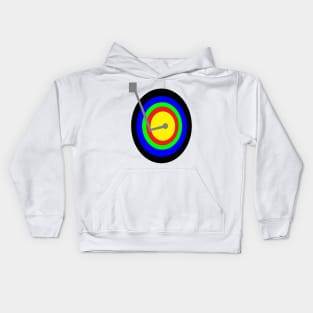 Colorful Record Player Kids Hoodie